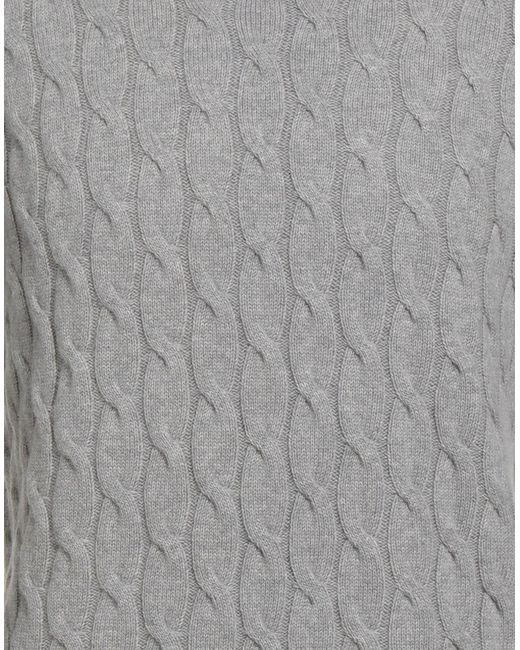Luigi Borrelli Napoli Gray Turtleneck for men
