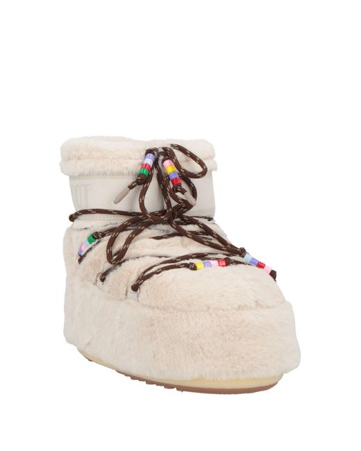 Botines de caña alta Moon Boot de color Natural