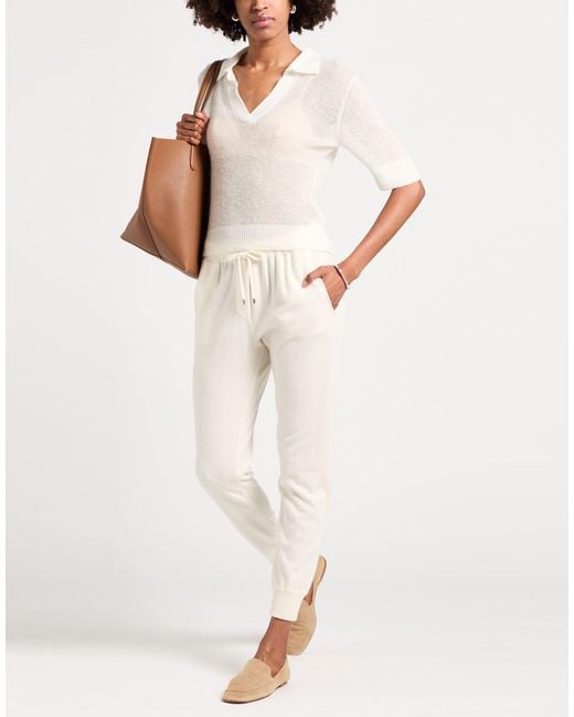 Brunello Cucinelli White Pants