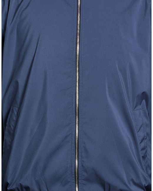 Fedeli Blue Jacket Polyester for men