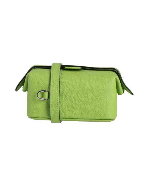 Valextra Green Cross-Body Bag Calfskin