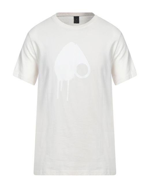 T-shirt di Moose Knuckles in White da Uomo