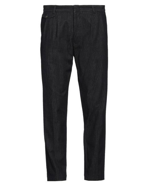 Emporio Armani Blue Midnight Pants Cotton, Elastane for men
