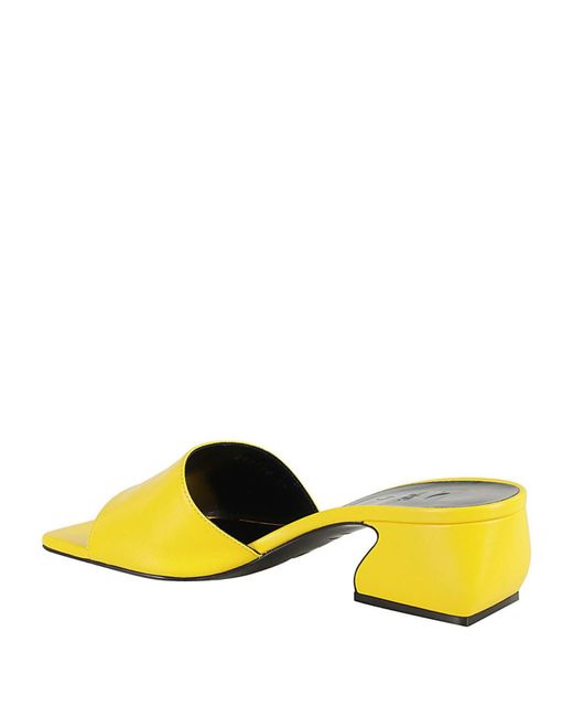 Sergio Rossi Yellow Sandale