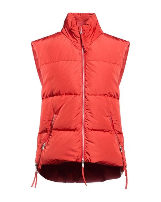 Jil Sander Red Gilet