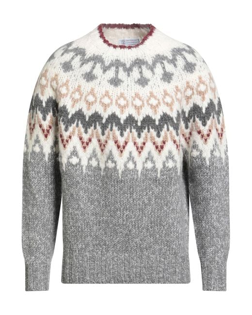 Pullover Brunello Cucinelli de hombre de color Gray