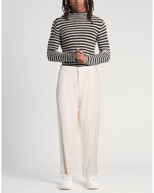 Rag & Bone White Pants Linen for men