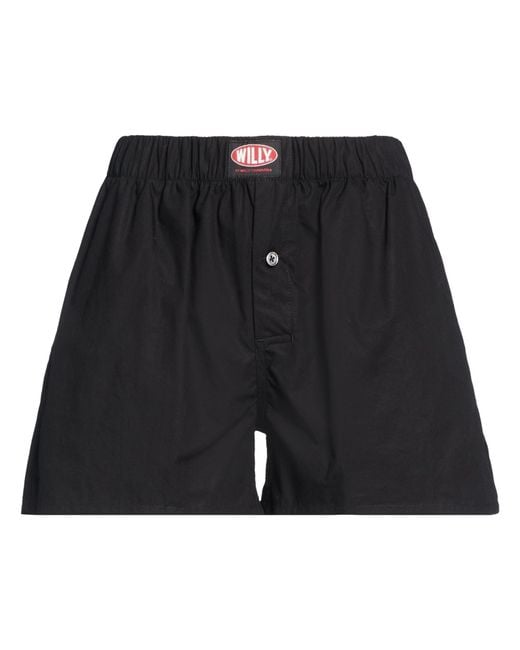 Willy Chavarria Black Shorts & Bermuda Shorts