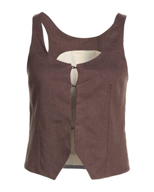 Top Alysi de color Purple