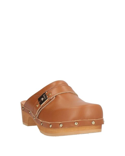 Scholl Brown Mules & Clogs