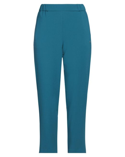 Ottod'Ame Blue Pants Polyester, Viscose, Elastane