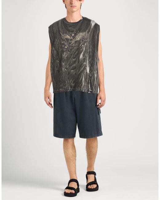 Guess Gray T-Shirt Cotton for men