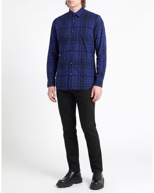 Aspesi Blue Shirt Cotton for men