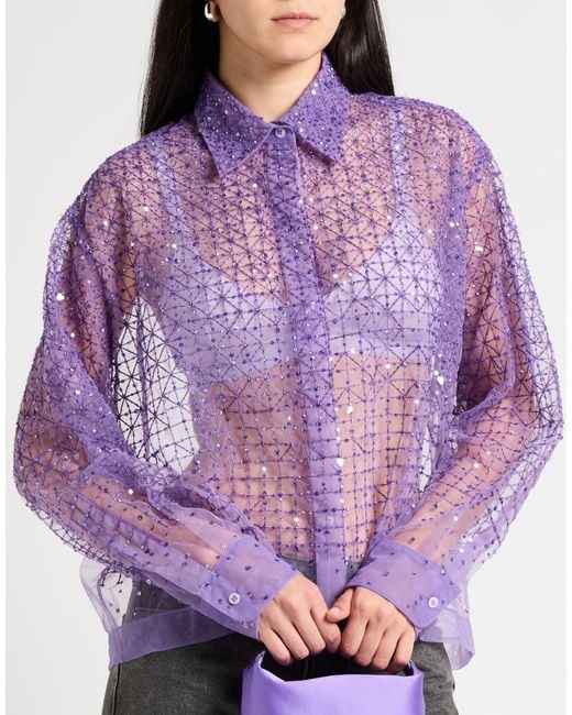 DES_PHEMMES Purple Shirt