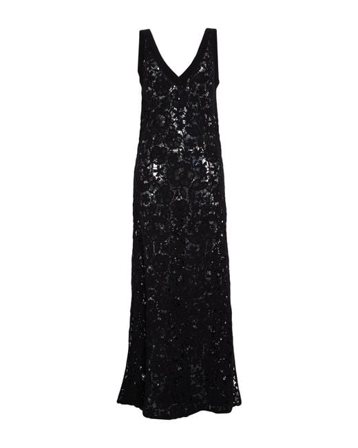 P.A.R.O.S.H. Black P.A.R.O..H. Maxi Dress