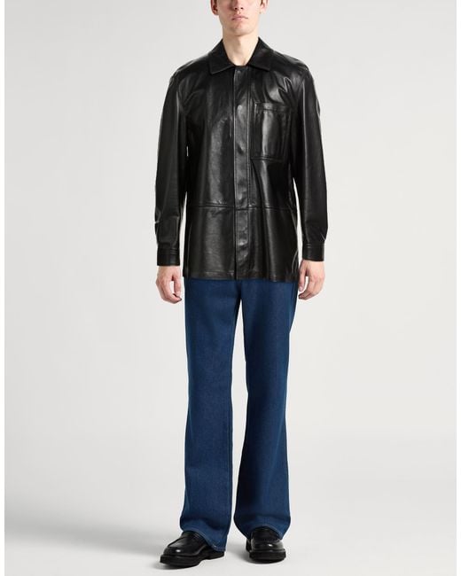 Chemise Tagliatore pour homme en coloris Black