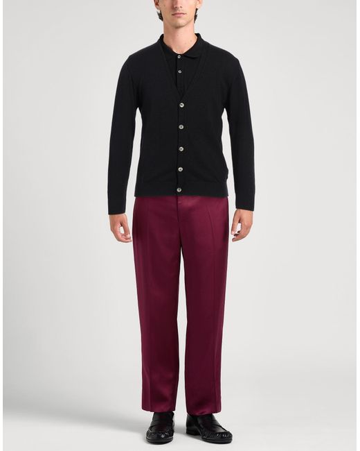 Takeshy Kurosawa Black Cardigan Viscose, Polyester, Polyamide for men