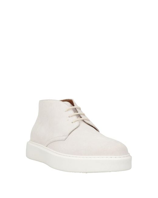 Doucal's Gray Ankle Boots for men