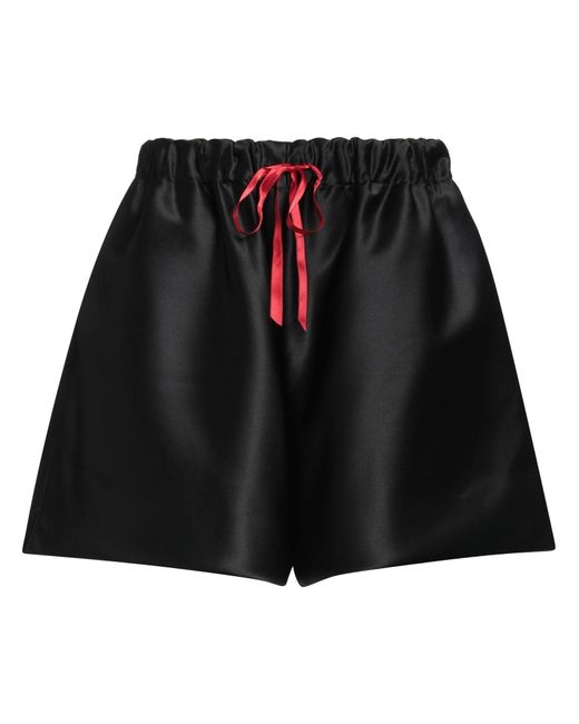 Simone Rocha Black Shorts & Bermuda Shorts Polyester