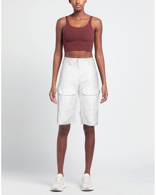 Givenchy White Cropped Trousers