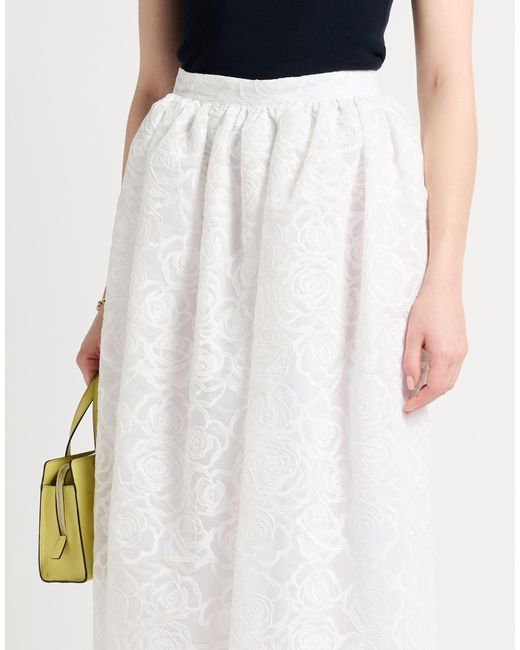 Vivetta White Midi Skirt