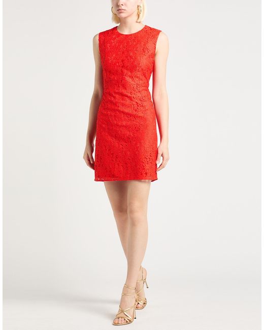 Diane von Furstenberg Red Mini Dress