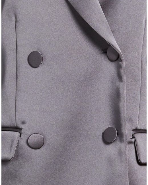 Maliparmi Gray Blazer Polyester, Elastane