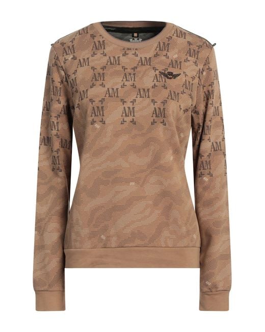 Aeronautica Militare Brown Sweatshirt