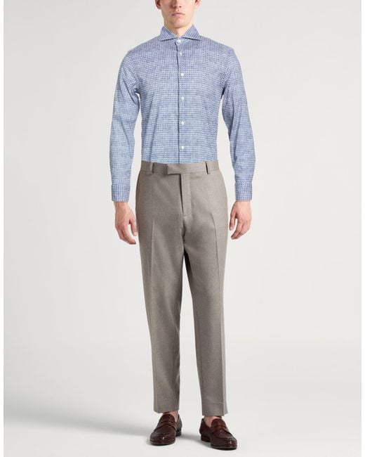 Fedeli Blue Shirt for men
