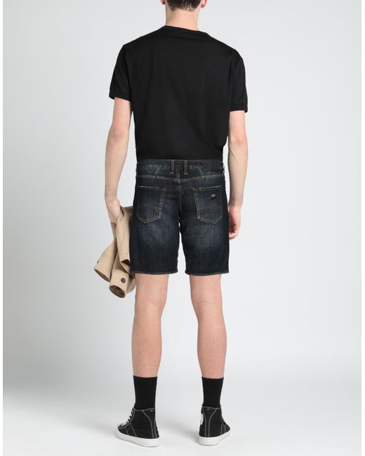 Armani Exchange Blue Denim Shorts for men