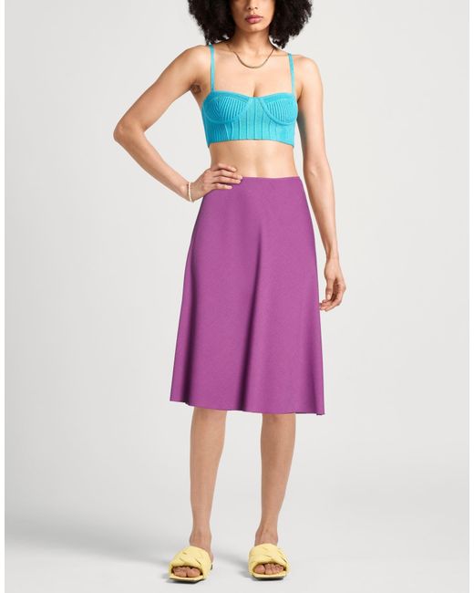 N°21 Purple Midi Skirt