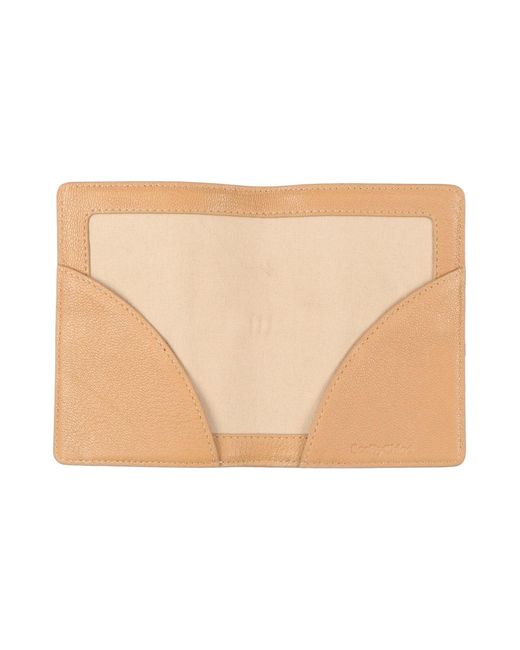 See By Chloé Natural Camel Document Holder Leather