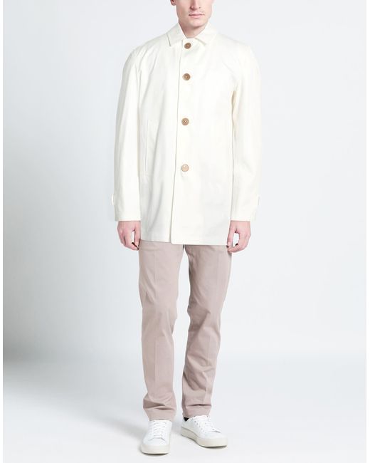 Herno White Overcoat & Trench Coat for men