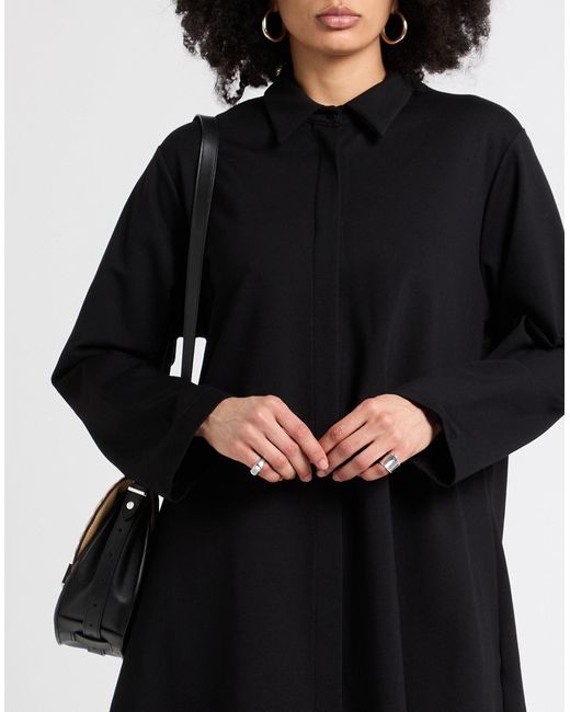 Futur Black Midi Dress Viscose, Polyamide, Elastane