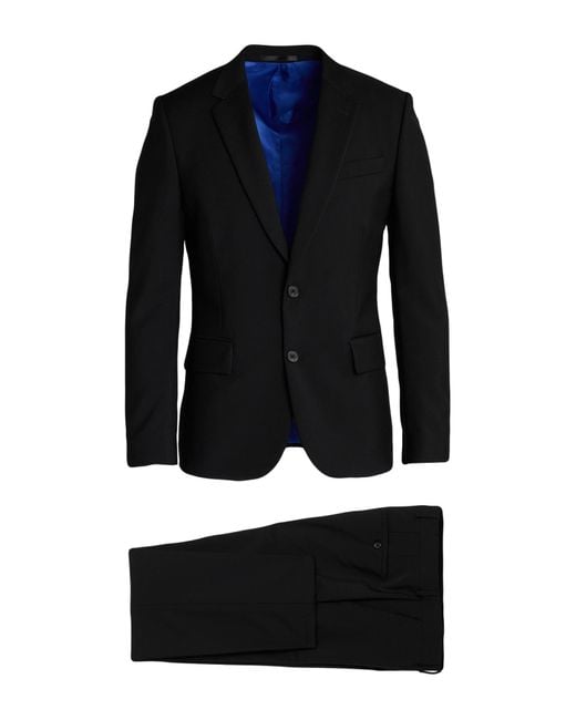 Paul Smith Blue Suit Wool, Mohair Wool for men