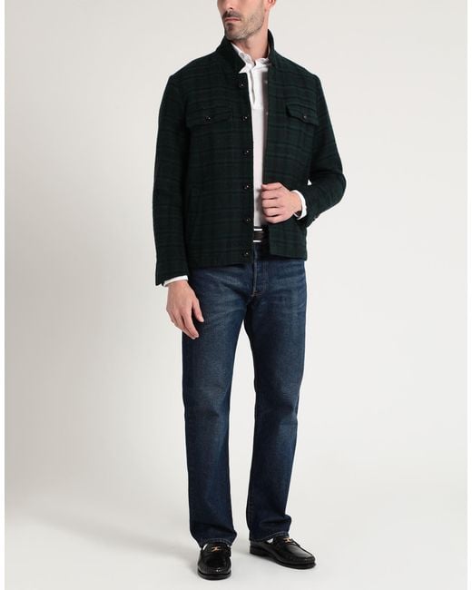 Massimo Alba Black Jacket Virgin Wool for men