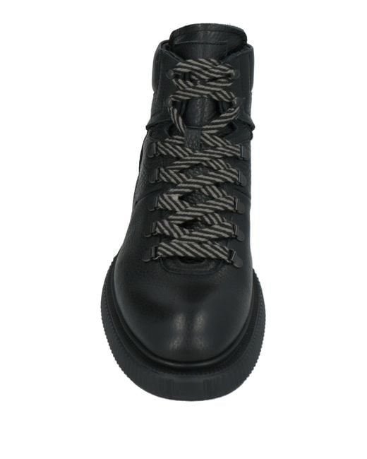 MICH SIMON Black Ankle Boots for men