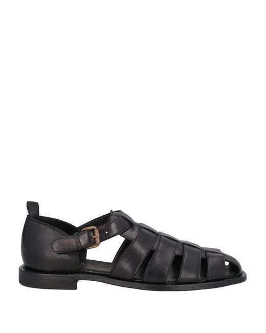 Alexander Hotto Black Sandals for men