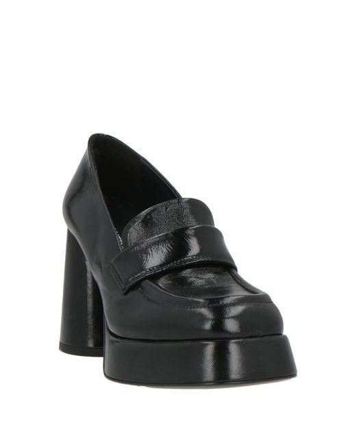 Halmanera Black Loafers Leather