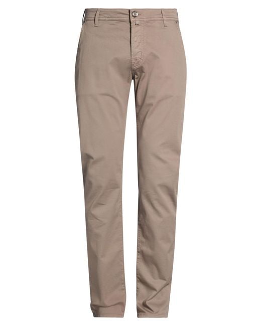 Jacob Cohen Gray Pants Cotton, Lyocell, Elastane, Polyester for men