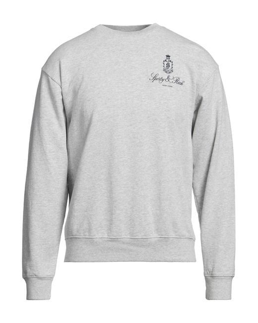 Sporty & Rich Gray Sweatshirt for men