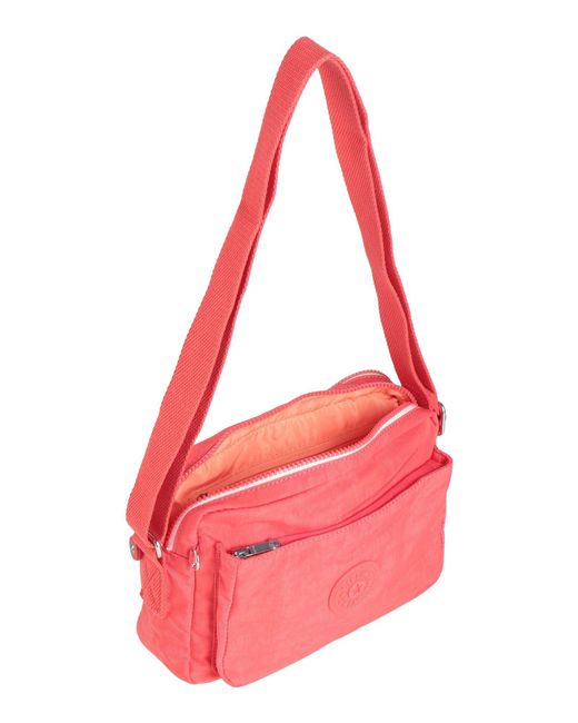 Kipling Pink Shoulder Bag Polyamide