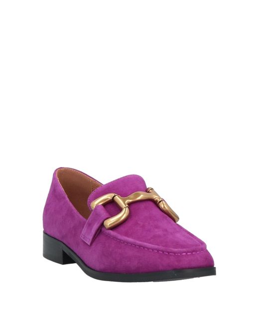 Bibi Lou Purple Loafers
