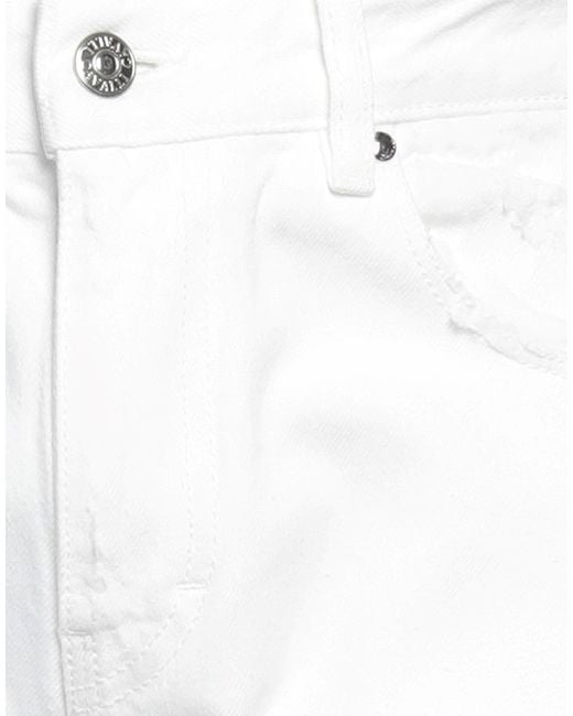 Roberto Cavalli White Jeans for men
