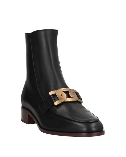 Tod's Black Ankle Boots