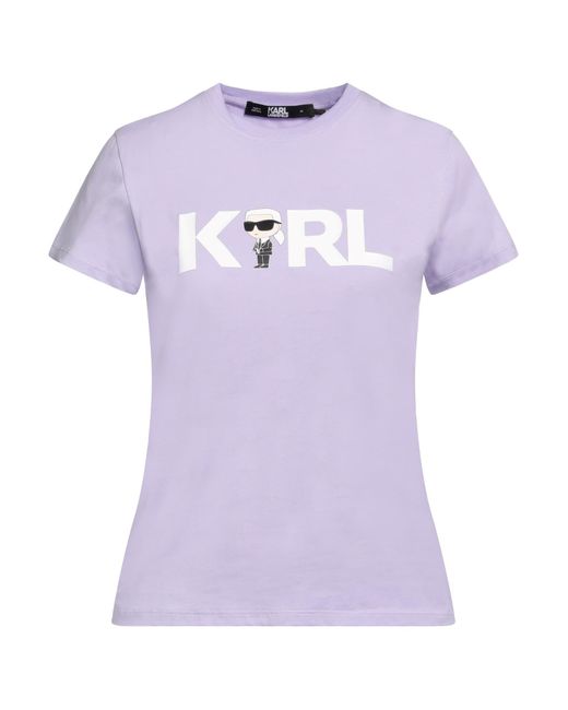 Karl Lagerfeld Purple T-shirt