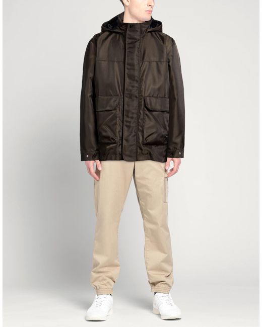 Spiewak Black Overcoat & Trench Coat Nylon for men