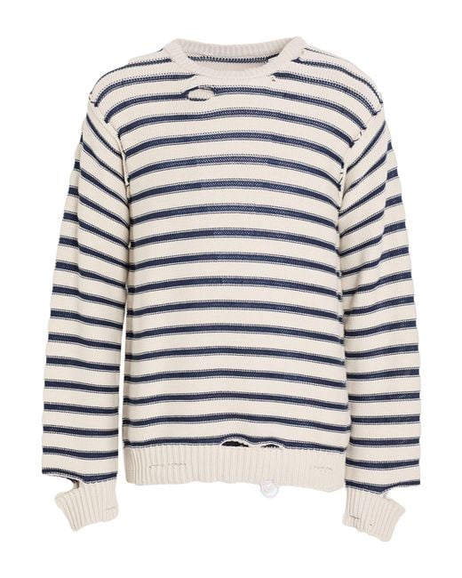 MM6 by Maison Margiela White Sweater Cotton for men