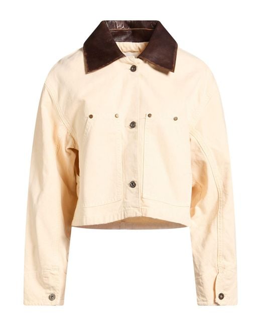 Sandro Natural Cream Jacket Organic Cotton