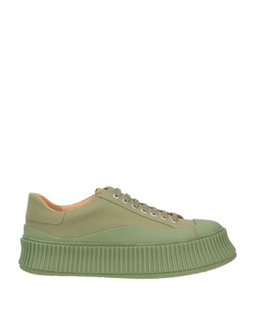 Jil Sander Green Trainers for men